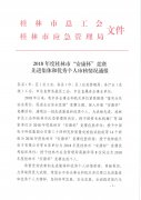 桂柳集团荣获桂林市2018“安康杯”优秀单位